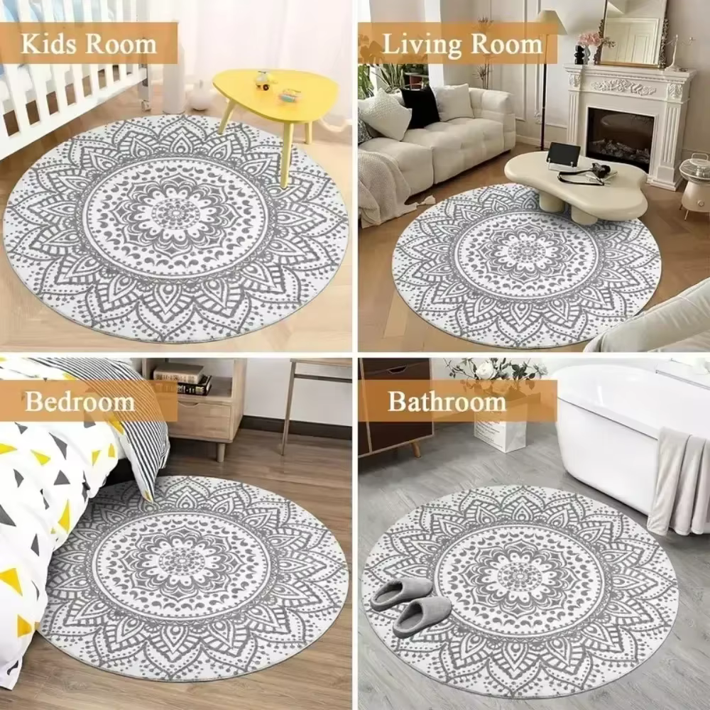 Tapis de guitare rond antidérapant