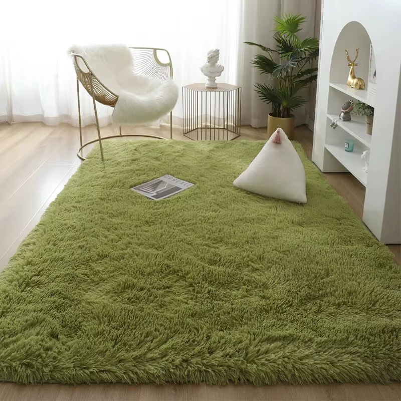 Tapis vert teinture par nouage