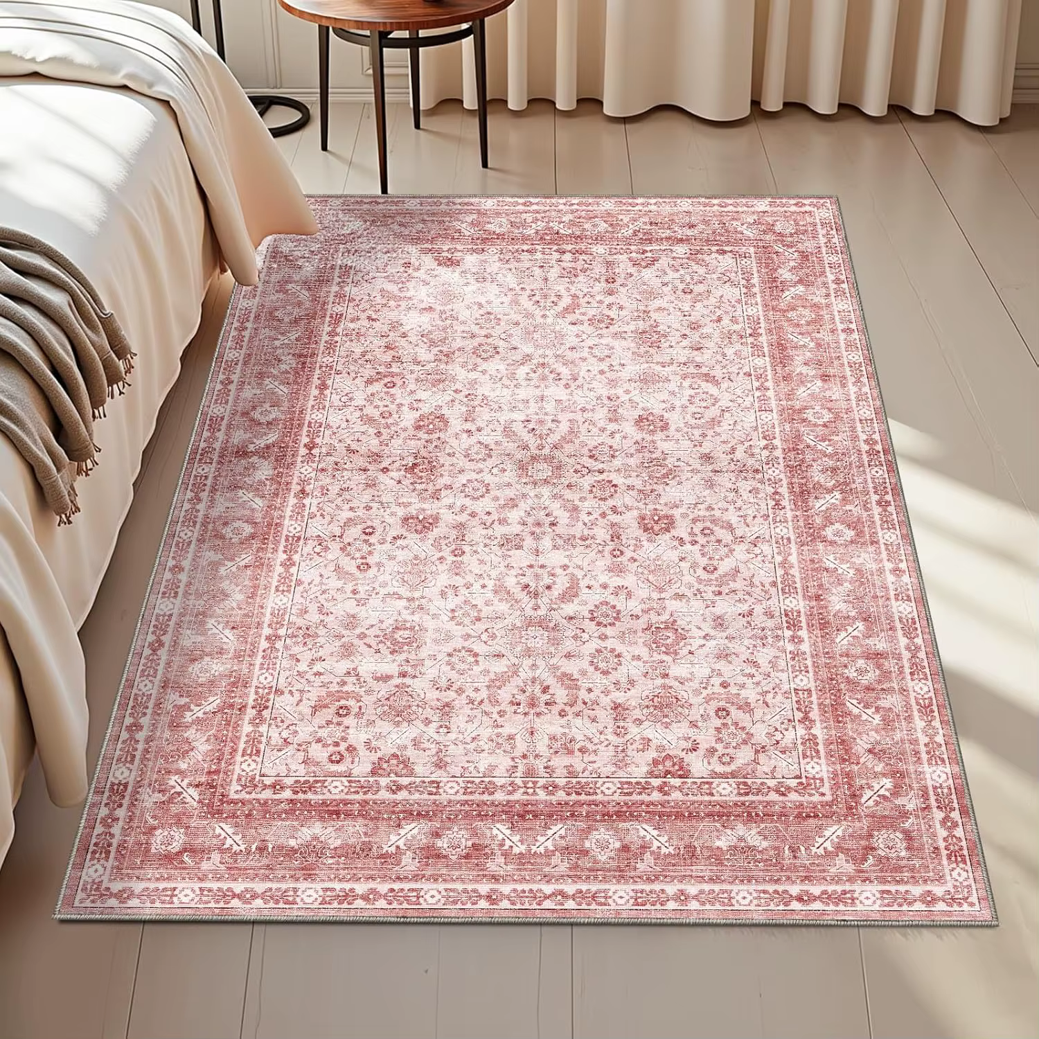 Tapis traditionnel rétro rectangulaire