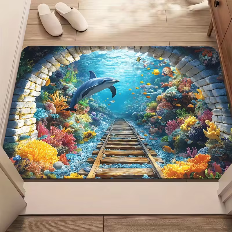 Tapis de sol décoratif pour la maison