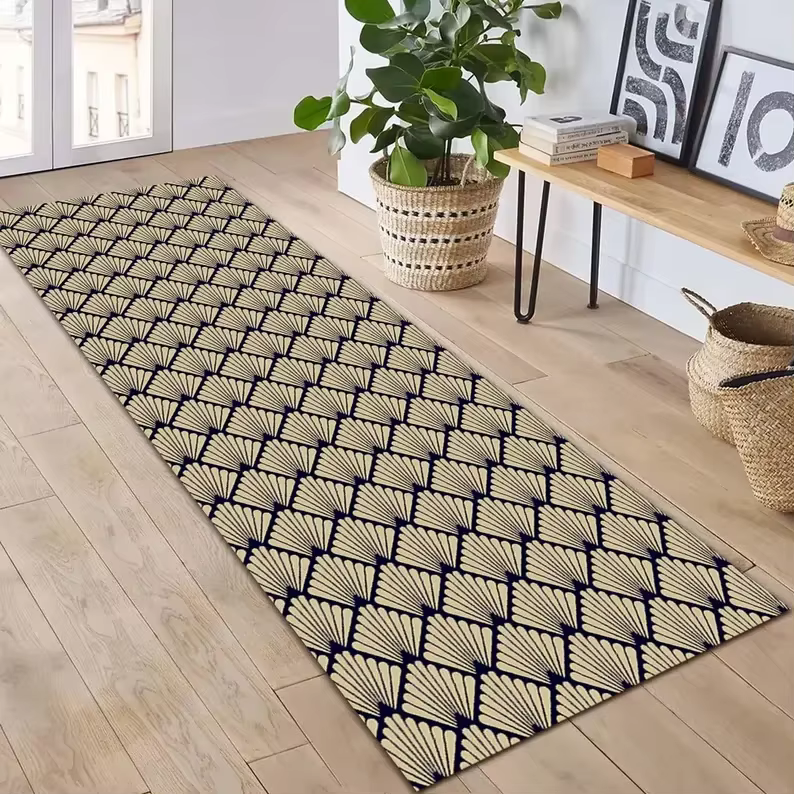 Le tapis brillant surlook hôtel couloir coureur film d'horreur décor