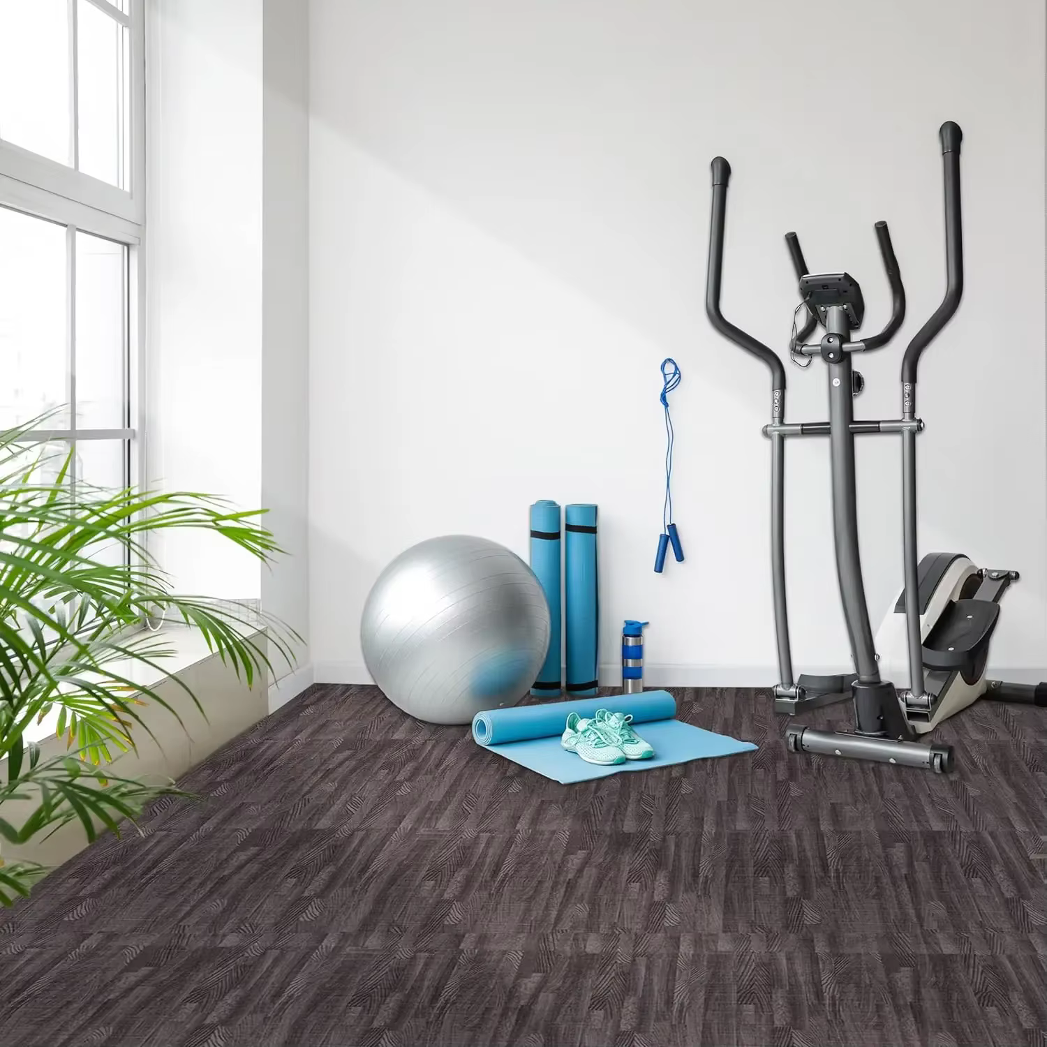 Tapis de sol antidérapant en Grain de bois