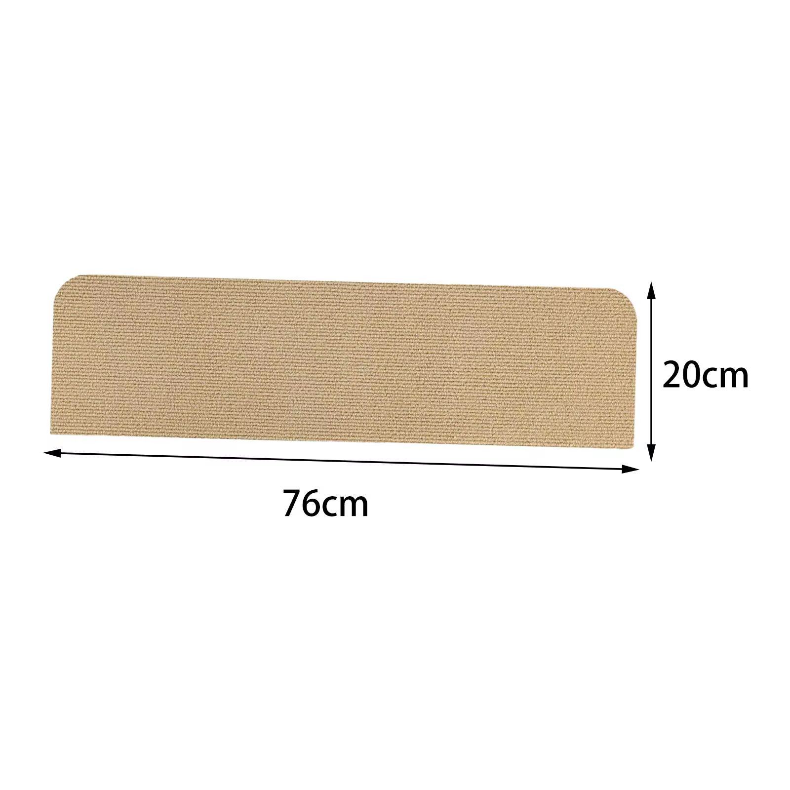 Tapis de bande de roulement d'escalier antidérapant