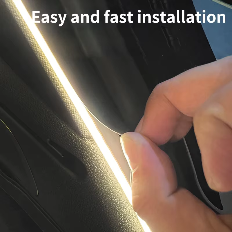 Éclairage de coffre de voiture à haute luminosité, éclairage d'ambiance, décoration intérieure, bande lumineuse LED sans fil, détection automatique, éclairage de hayon