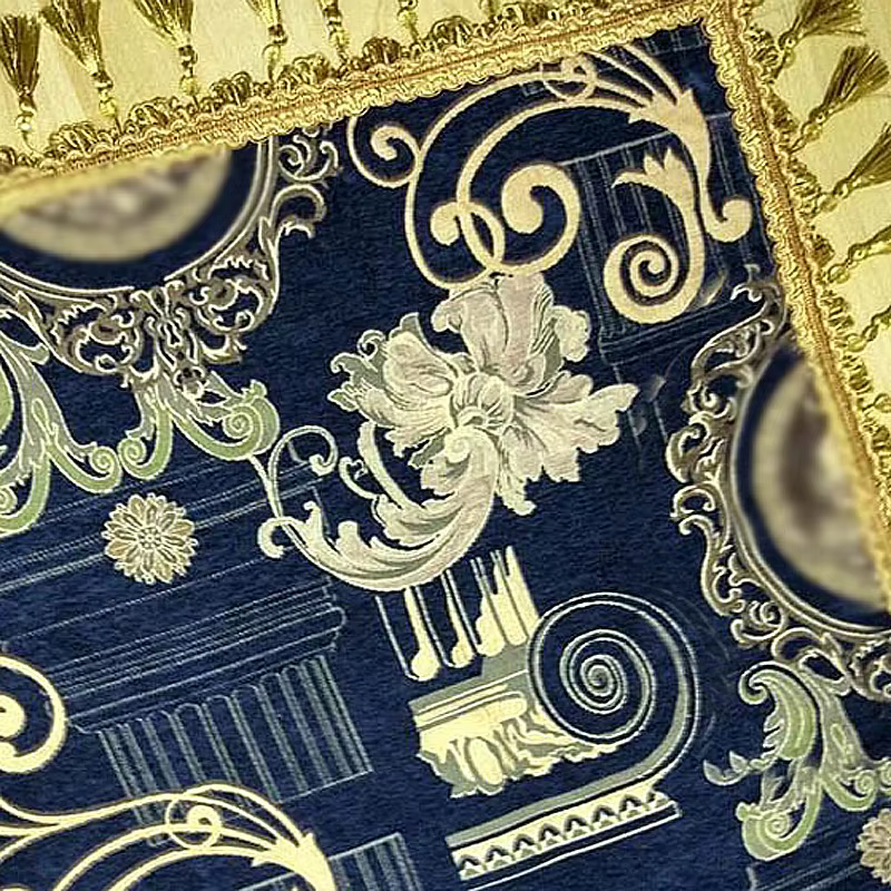 Tapis de Villa épais bleu Royal