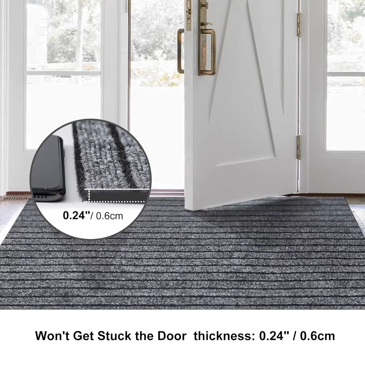 Tapis antidérapant lavable