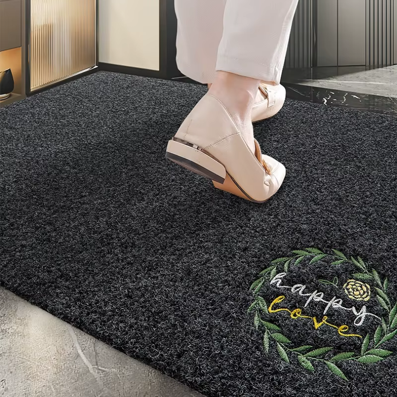 Tapis d'entrée en PVC antidérapant