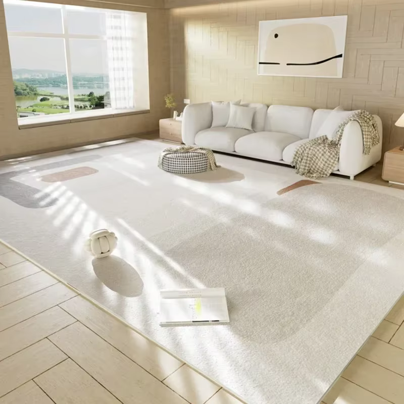 Tapis japonais en peluche doux et moelleux