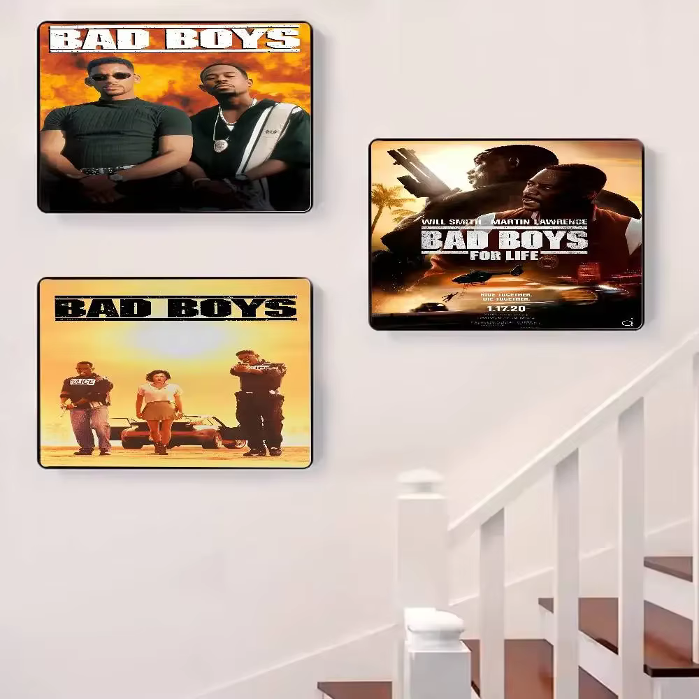 Affiche de film Bad Boys HD, auto-adhésive, étanche, idéale pour la décoration du salon, de la chambre à coucher et du Bar