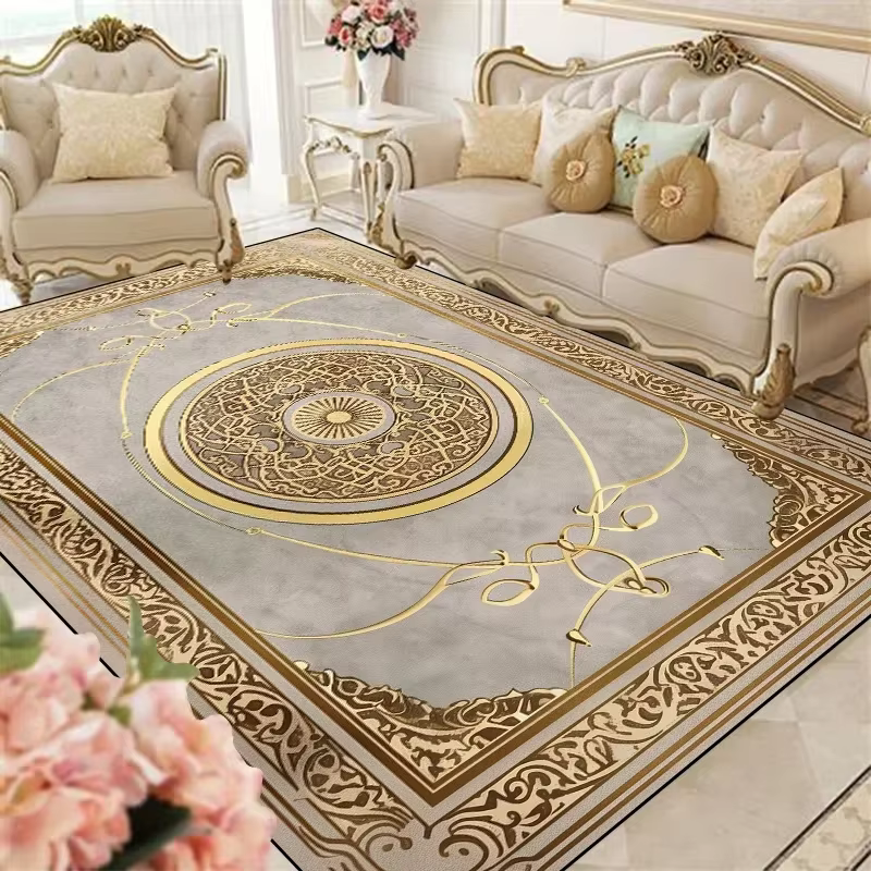 Tapis de salon européen de luxe