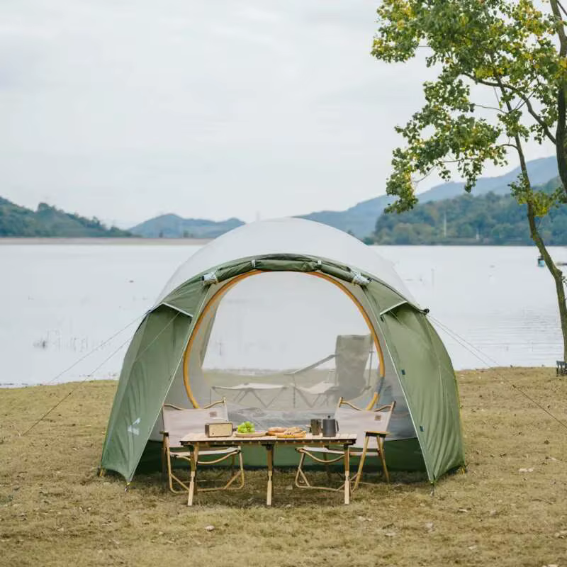Naturehike KOTA 4 une chambre deux pièces tente 2-4 personnes famille Lagre tente extérieure Portable étanche tente de Camping