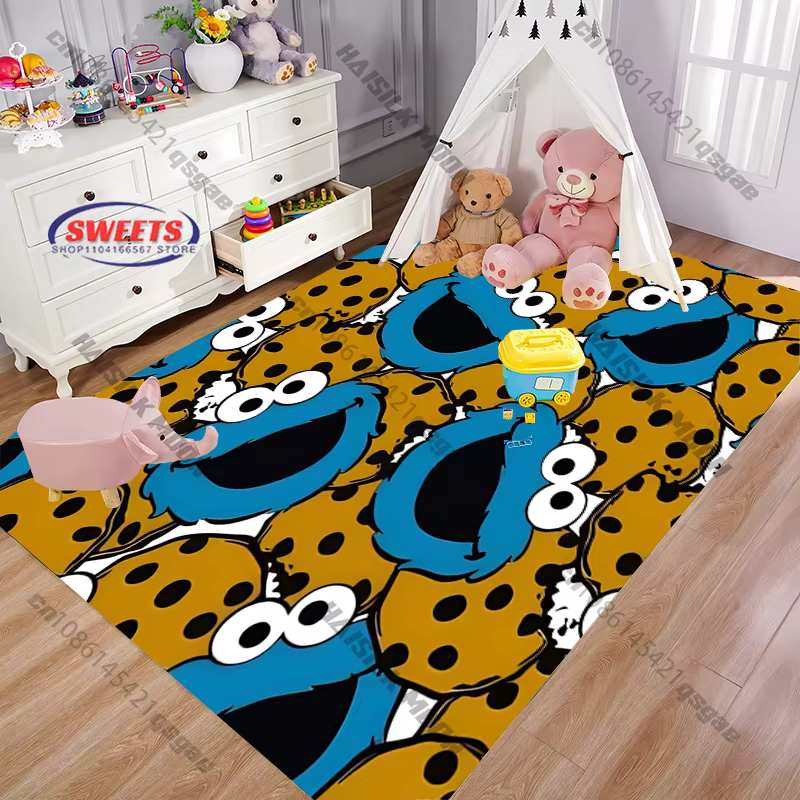 Tapis sur le thème s-sésame s-street