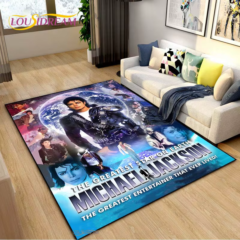 Michael j-jackson tapis pour salon canapé Table chambre