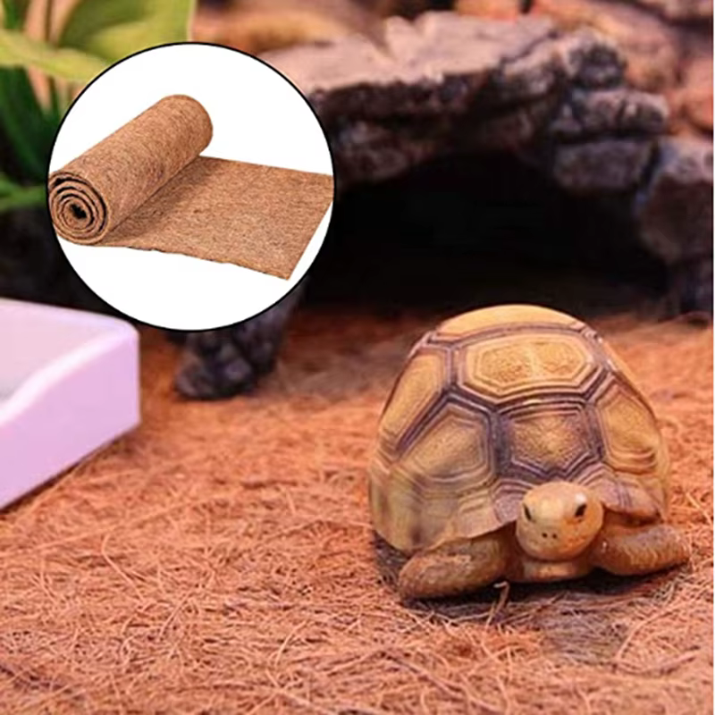 Rouleau de fibres végétales pour Reptile