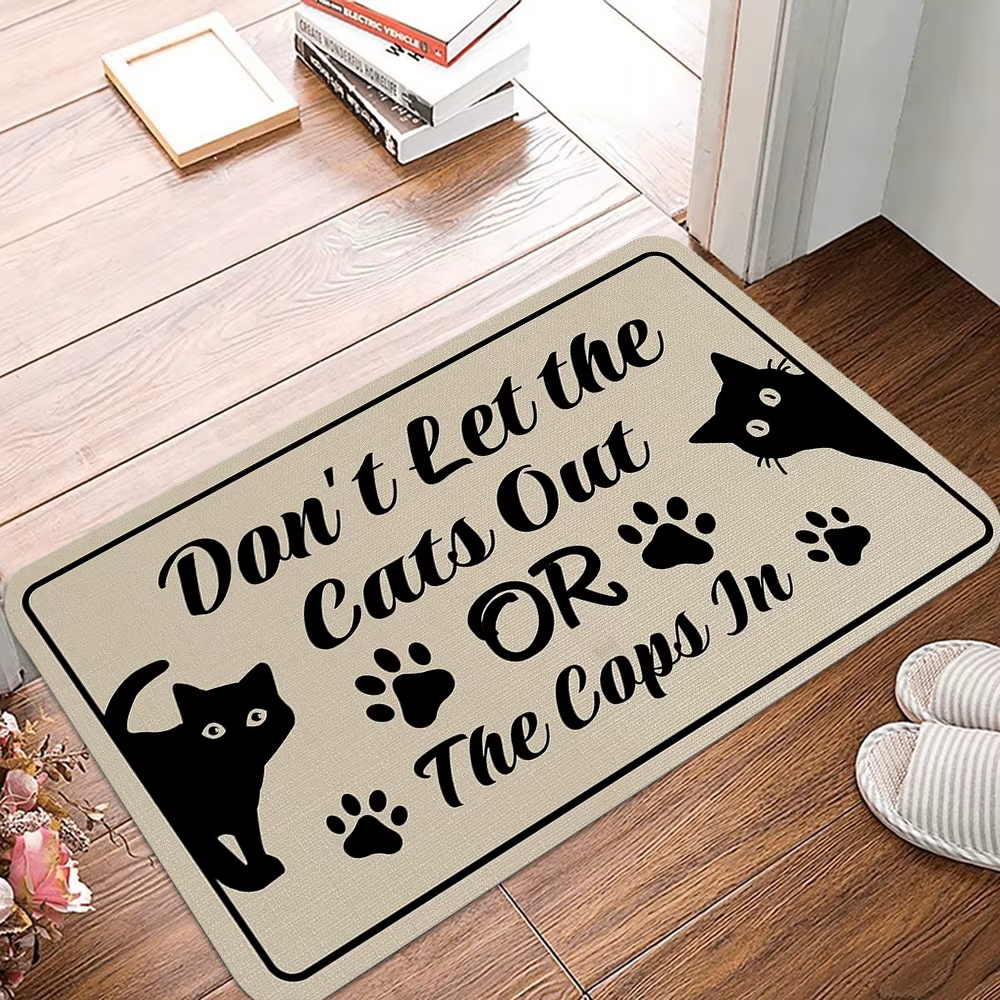 Tapis de bienvenue amusants