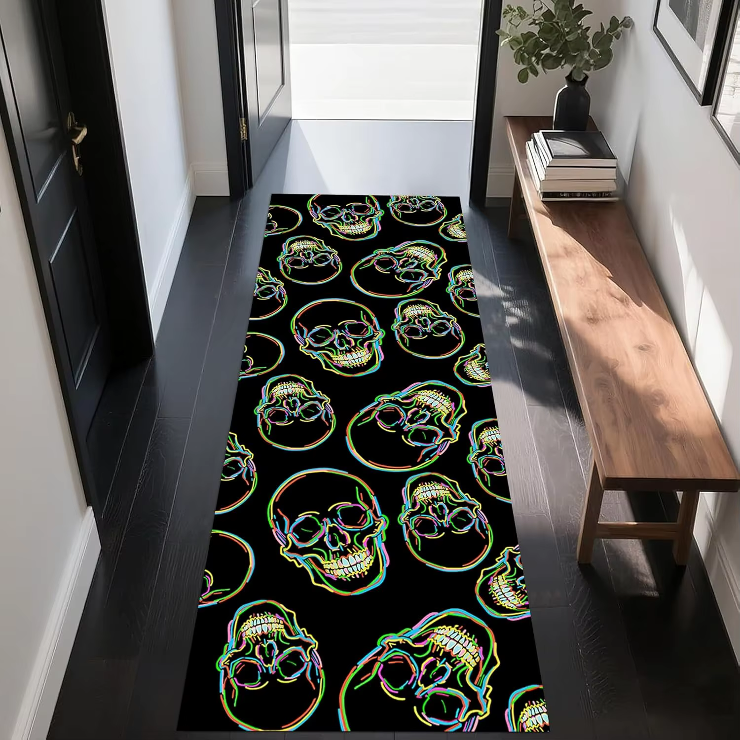 Tapis de coureur soleil et lune