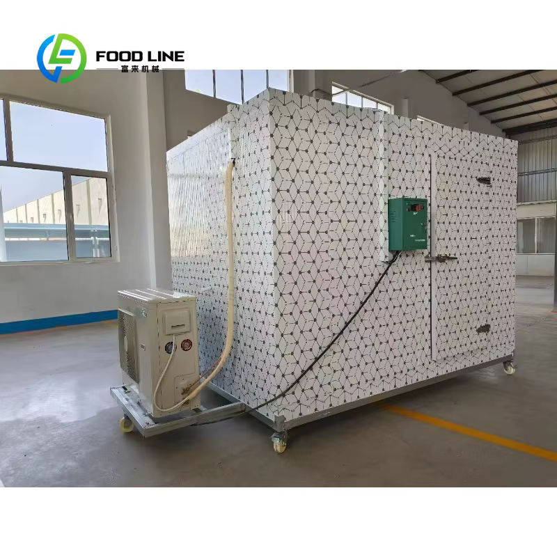 Chambre froide mobile sur mesure pour le stockage et la conservation des aliments à basse température