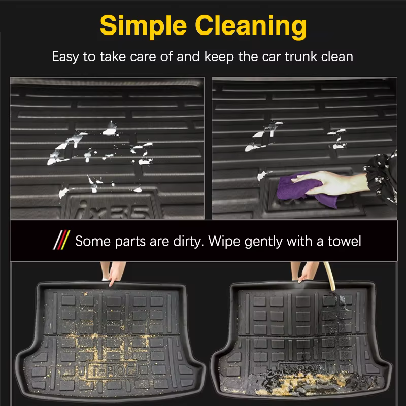 Tapis de Coffre Cargo Imperméable pour Voiture