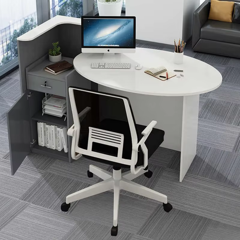 Bureau d'appoint blanc