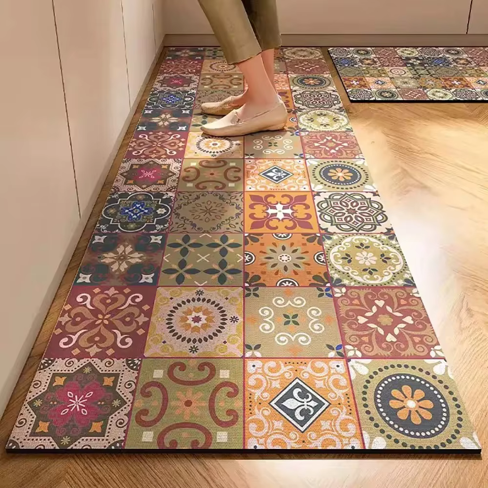 Tapis de cuisine imprimé