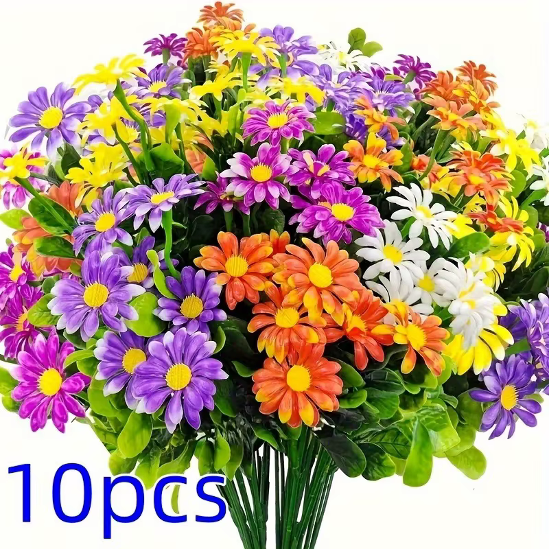 Bouquet de fleurs artificielles marguerite 33cm