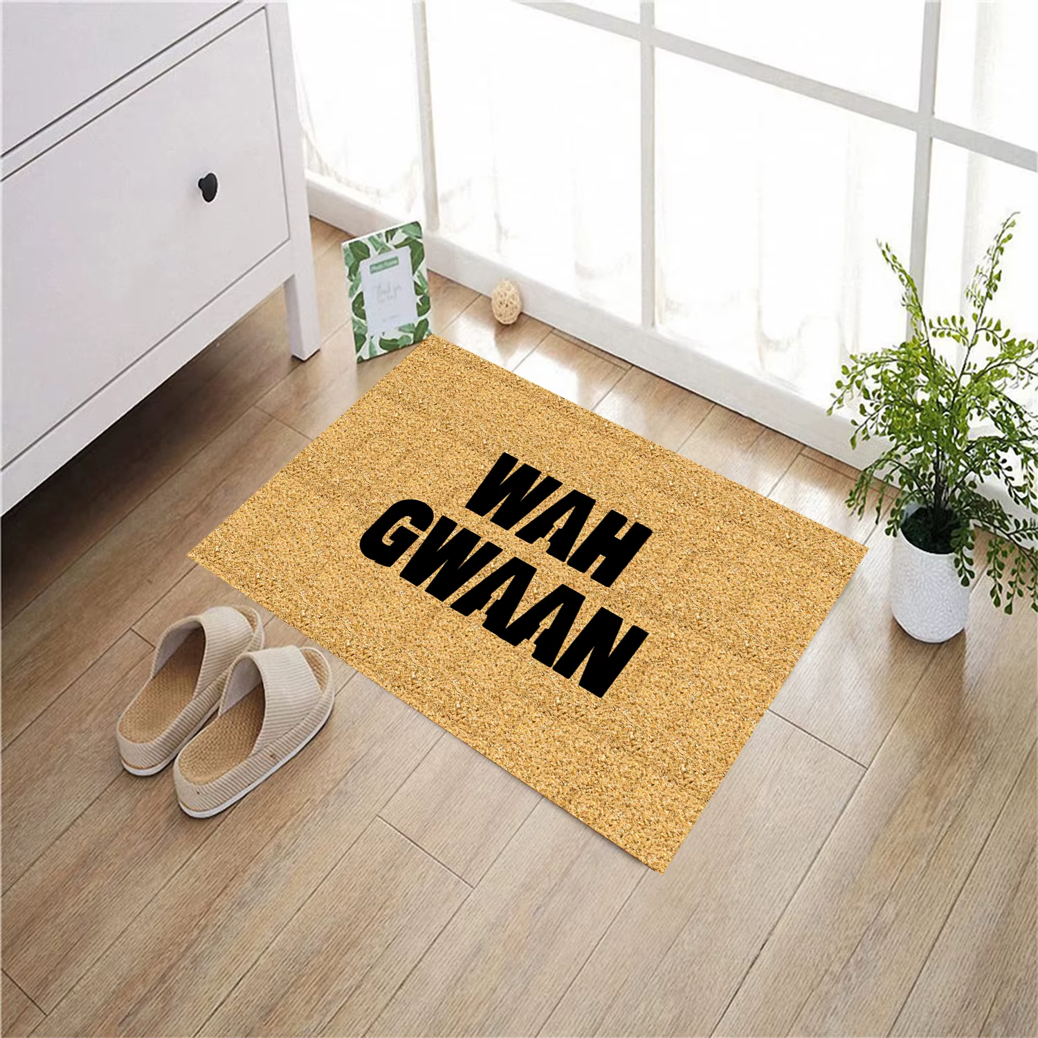 Wah Gwaan paillasson drôle tapis extérieur intérieur porche