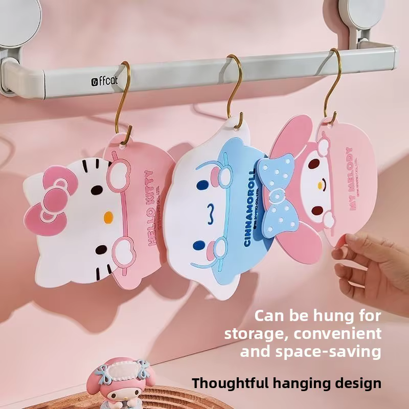 Tapis de cuisine en silicone antidérapant rose lapin Kawaii