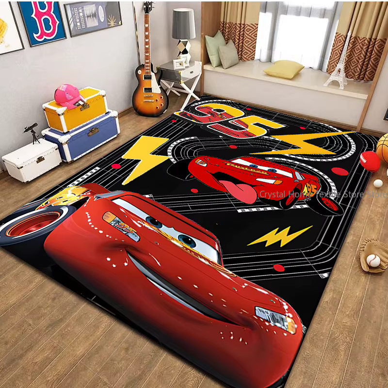 Tapis de sol Cars McQueen Motorway pour salon