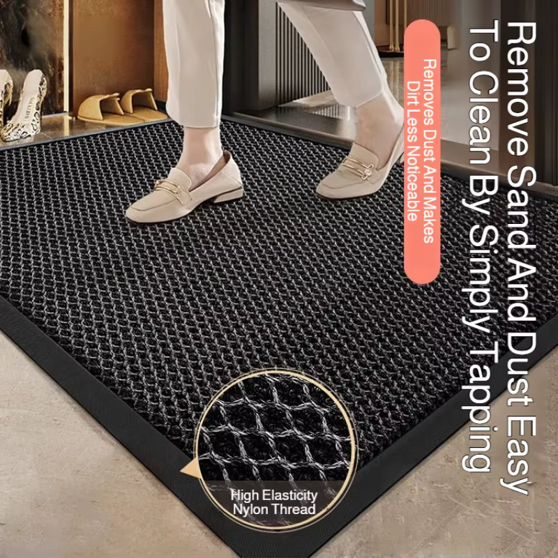 Tapis de porte super doux antidérapant, tapis extérieur imperméable robuste pour entrée, intérieur, extérieur, hôtel, villa, maison