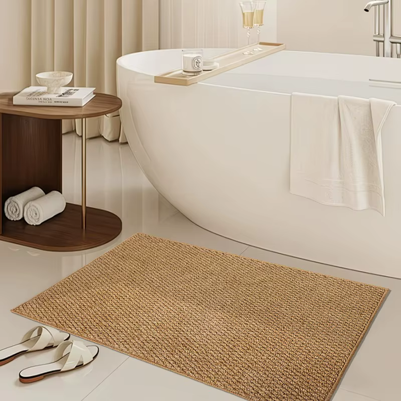 Tapis en faux sisal, tissé texturé