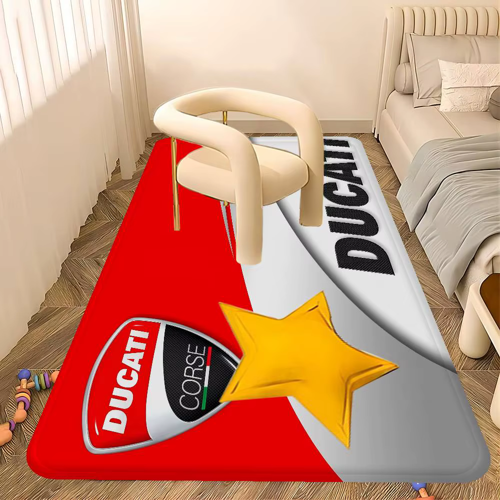 D-Ducati – tapis de sol rectangulaire avec LOGO de moto