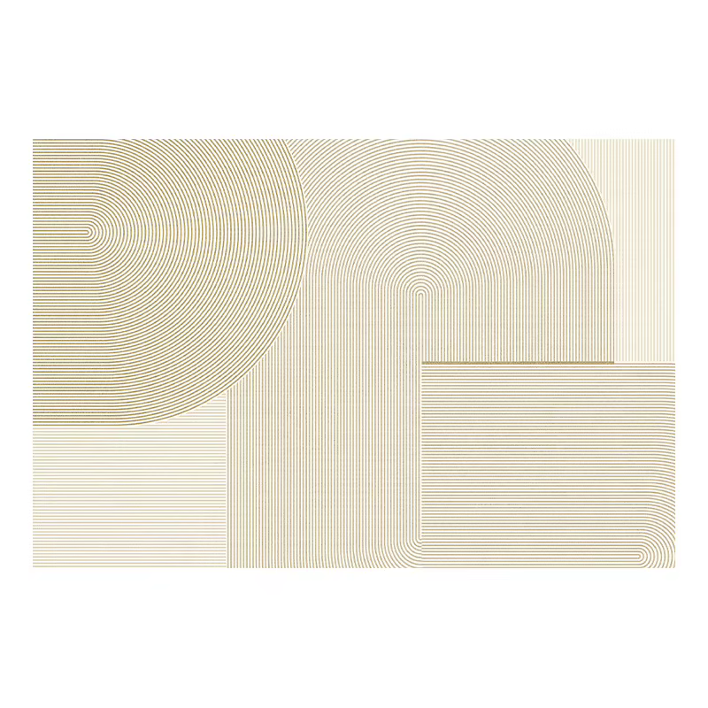 Tapis lavable couleur crème 8x10 pieds