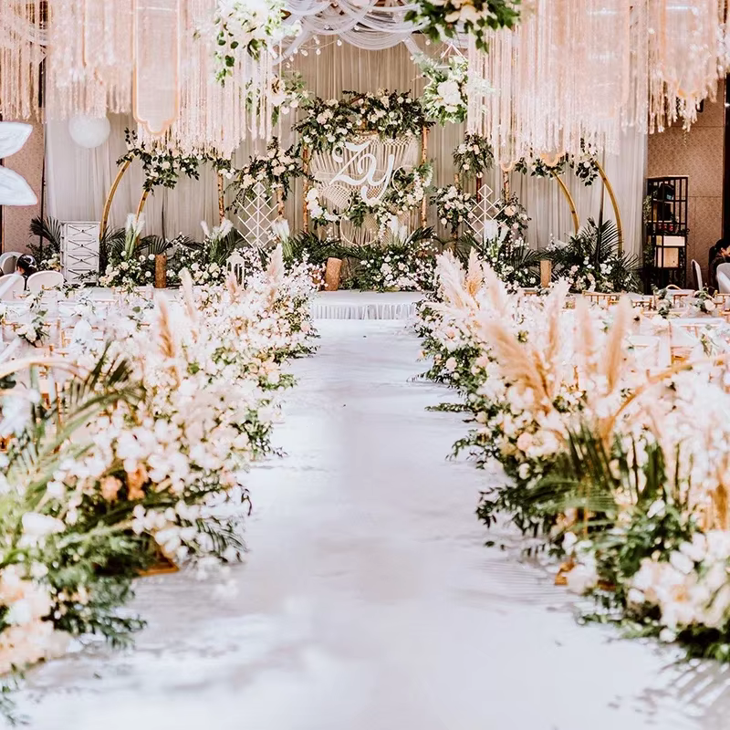 Tapis blanc de couloir intérieur et extérieur