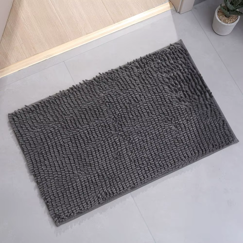 Nouveau 40*60 cm tapis de bain Chenille Anti moule anti-dérapant
