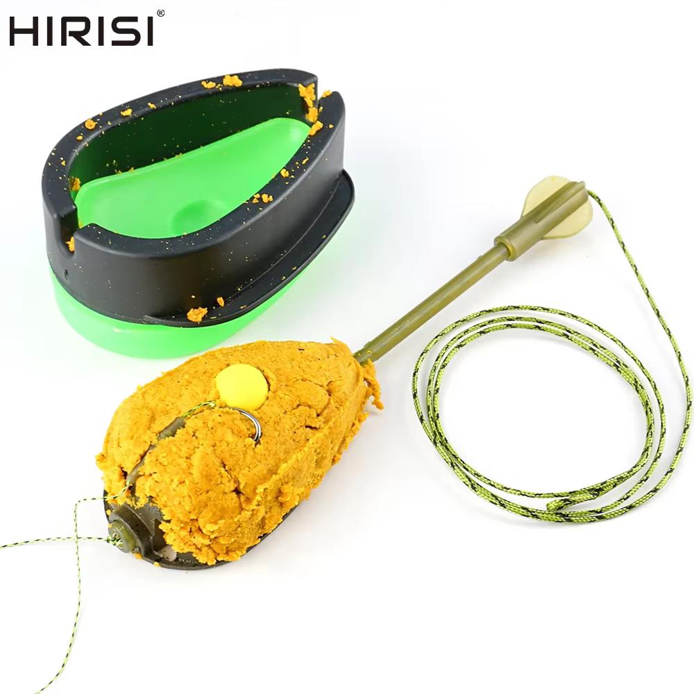 Hirisi – ensemble d'alimentation pour méthode de pêche à la carpe, 30g/40g/50g/60g, moule de Cage à appâts avec panier, accessoires de matériel de pêche F116