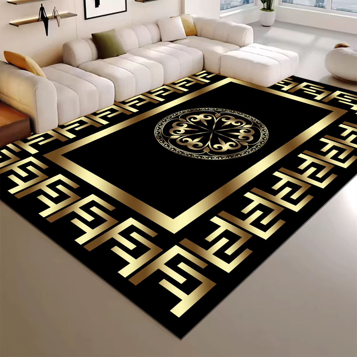 Tapis de salon de luxe haut de gamme