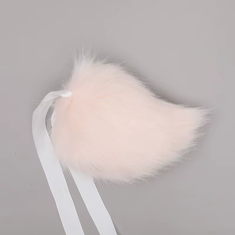 8 couleurs Kawaii queue de lapin en peluche Fursuit Anime mignon queues de fourrure Cosplay accessoires de Costume Lolita JK fille soirée jeu de rôle queue