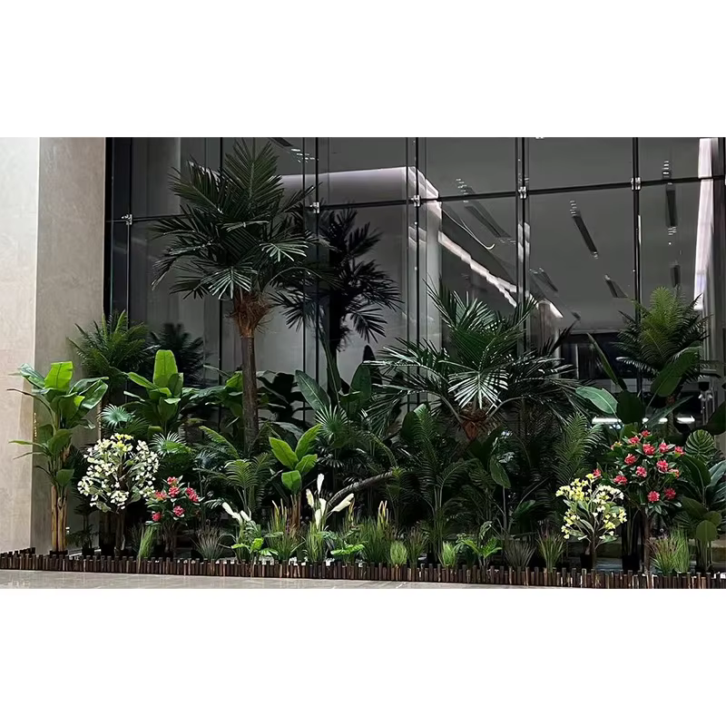 Simulation de plante verte