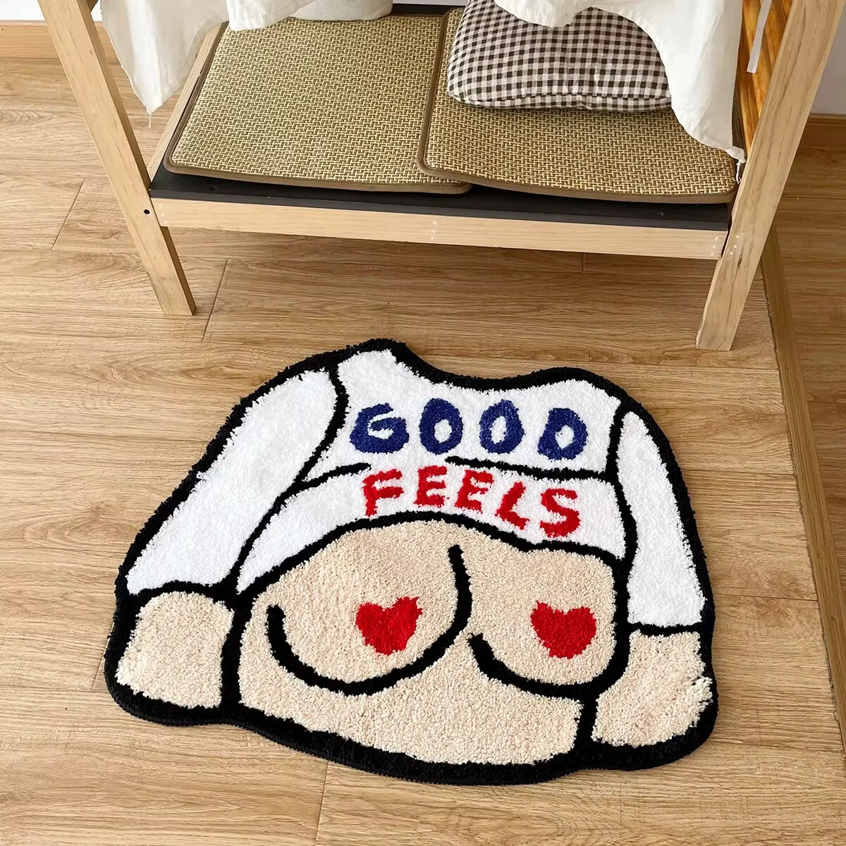 Tapis Tufté en Polymères de Bain