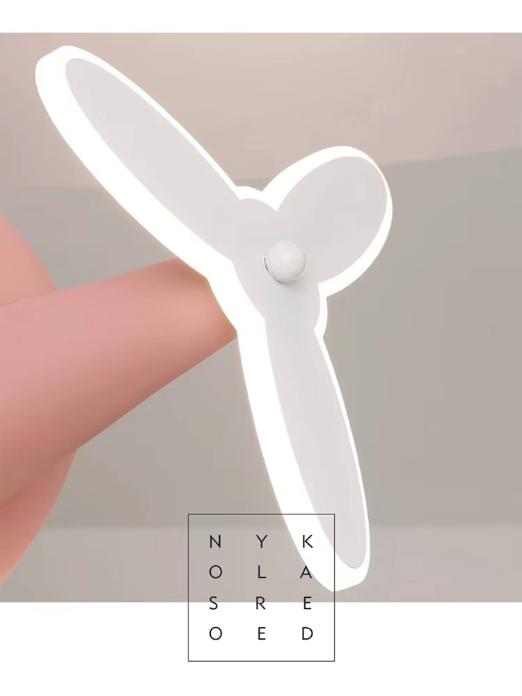 Ventilateur de plafond pour chambre d'enfant, lampe LED de protection des yeux, éclairage de chambre, 110V~220V