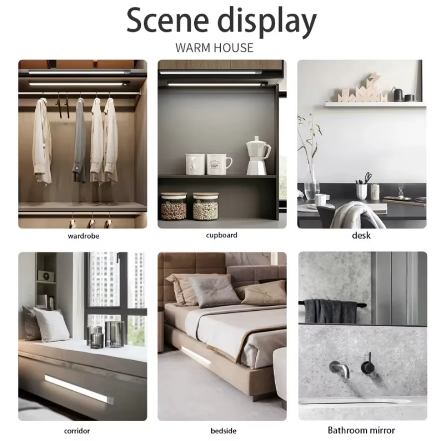 Veilleuse lampe à LED sous armoire lumières capteur de mouvement