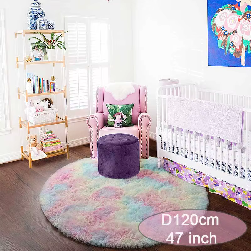 Tapis rond arc-en-ciel 60/80/100/120/140/160
