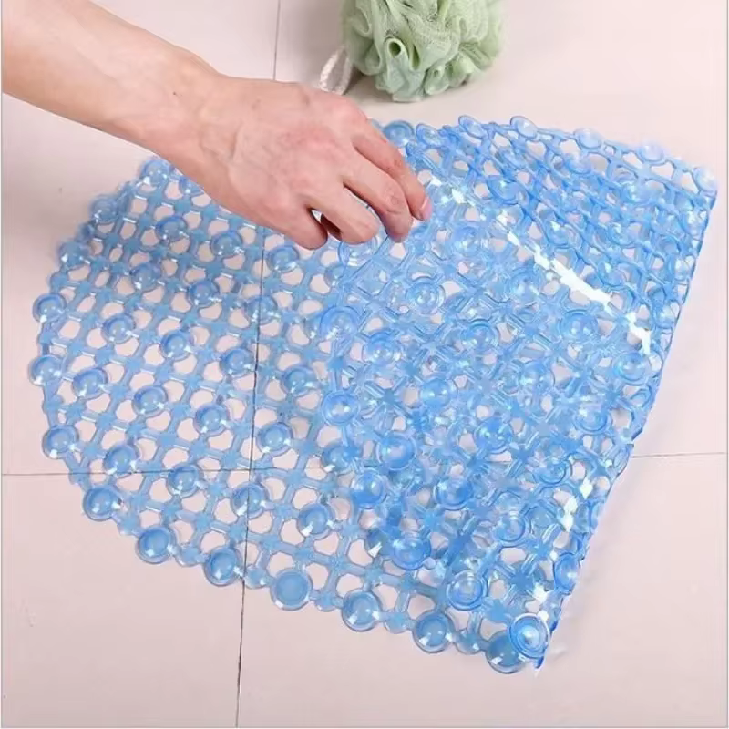 Tapis de bain antidérapant en PVC avec ventouse