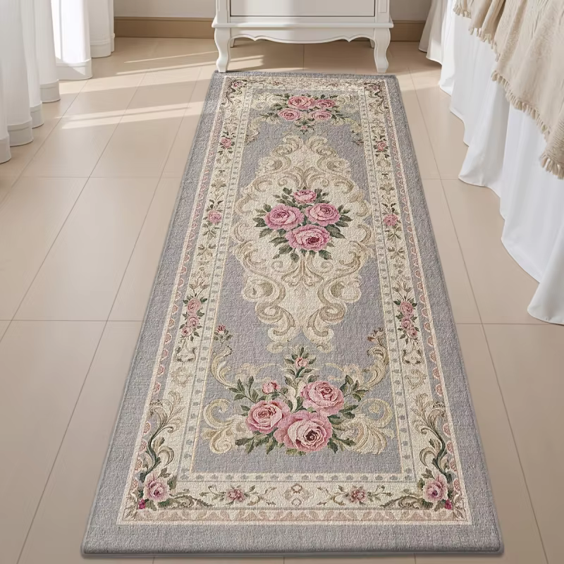 Tapis de couloir long rétro européen VIKAMA