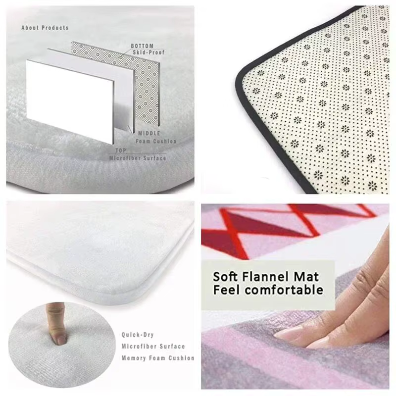 Tapis rond personnalisé avec images de bricolage