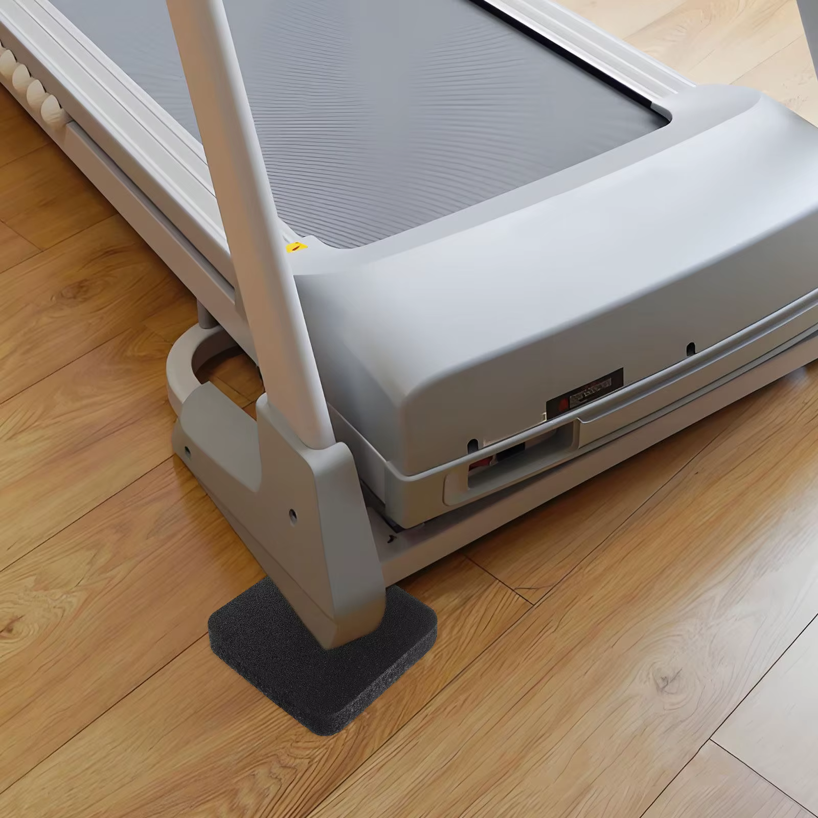 Tapis d'exercice en caoutchouc épais absorbant les chocs, coussinets anti-vibration, réduction du bruit, tapis de sol insonorisés pour tapis de course, 6 pièces