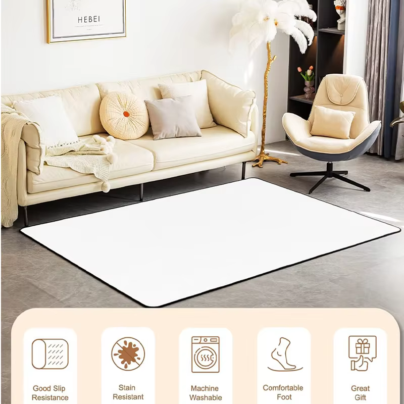 Tapis de carte du monde avec animaux de dessin animé