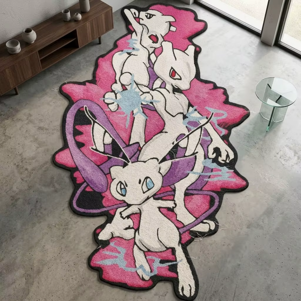 Tapis Anime Pokemon Mewtwo