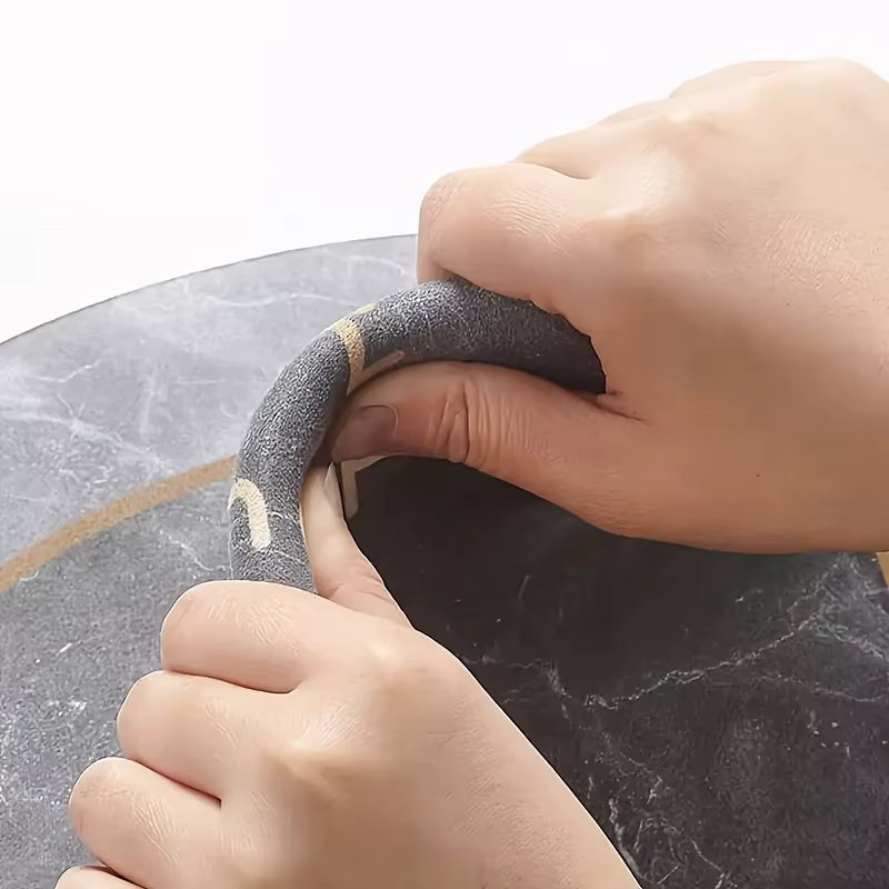 Tapis de sol antidérapant en boue de diatomée, couleur unie, résistant à la saleté, pour porte de salle de douche, d'entrée