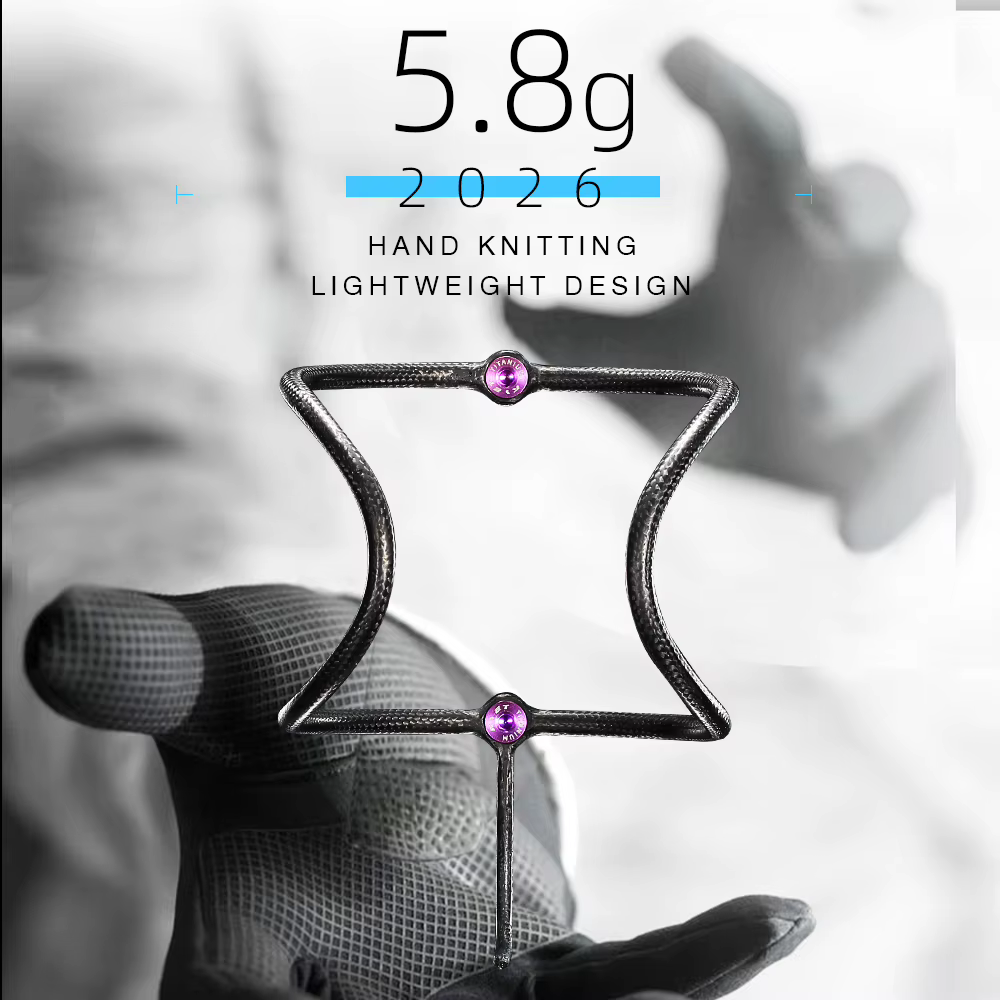 Porte-bidon en carbone RYET 5,8 g avec boulons en titane, carbone haute performance HM, finition brute, diamètre 74 mm, pour vélo